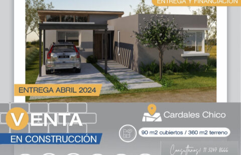 CASA EN VENTA «A ESTRENAR»-CARDALES CHICO
