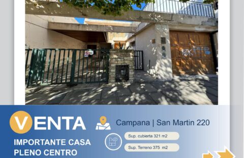CASA EN VENTA-SAN MARTIN 220
