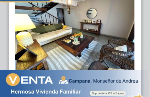 CASA EN VENTA -MONSEÑOR DE ANDREA 1033