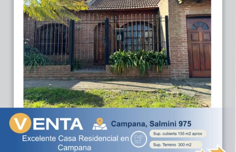 CASA EN VENTA-SALMINI 975