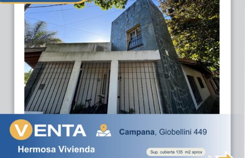 CASA EN VENTA-GIOBELLINI 449