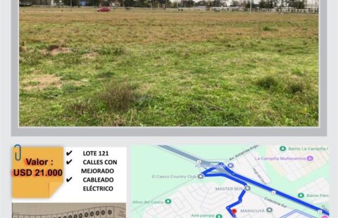LOTE EN VENTA -BARRIO AIRE PAMPA