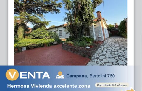 CASA EN VENTA-BERTOLINI 760