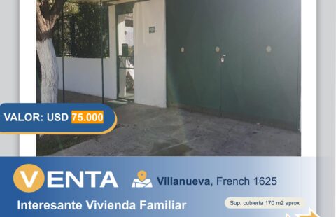CASA EN VENTA-FRENCH 1625