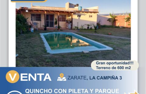 LOTE CON QUINCHO Y PILETA-LA CAMPIÑA 3