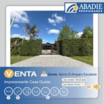 CASA QUINTA EN VENTA-BARRIO EL AMPARO -ESCALADA