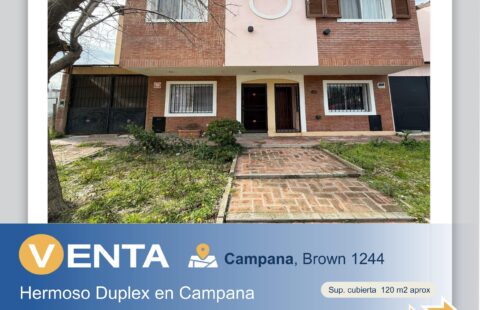 DUPLEX EN VENTA- BROWN 1244