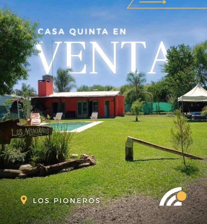 CASA/QUINCHO CON TERRENO y PILETA EN LOS PIONEROS -EN VENTA-  - Imagen 1