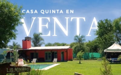 CASA/QUINCHO CON TERRENO y PILETA EN LOS PIONEROS -EN VENTA- 